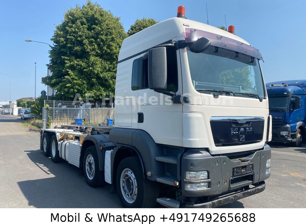 MAN TGS 35.440 XLX BL 8x2 Silo *Retarder/Lenk+Lift - Lastväxlare lastbil, Kranbil: bild 1 MAN TGS 35.440 XLX BL 8x2 Silo *Retarder/Lenk+Lift - Lastväxlare lastbil, Kranbil: bild 1