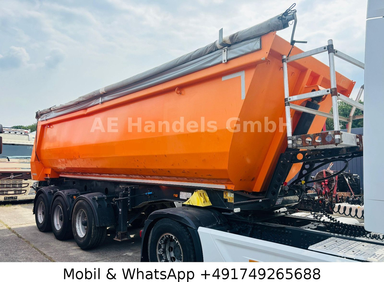Meiller KISA 3 Stahl *28m³/1.Liftachse/Podest/Rollplane - Tippbil semitrailer: bild 1 Meiller KISA 3 Stahl *28m³/1.Liftachse/Podest/Rollplane - Tippbil semitrailer: bild 1