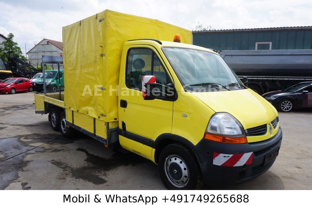 Renault Master 120 6x2 *Manual/Rampe/Maschinen-Transport - Transportbil med flak: bild 1 Renault Master 120 6x2 *Manual/Rampe/Maschinen-Transport - Transportbil med flak: bild 1