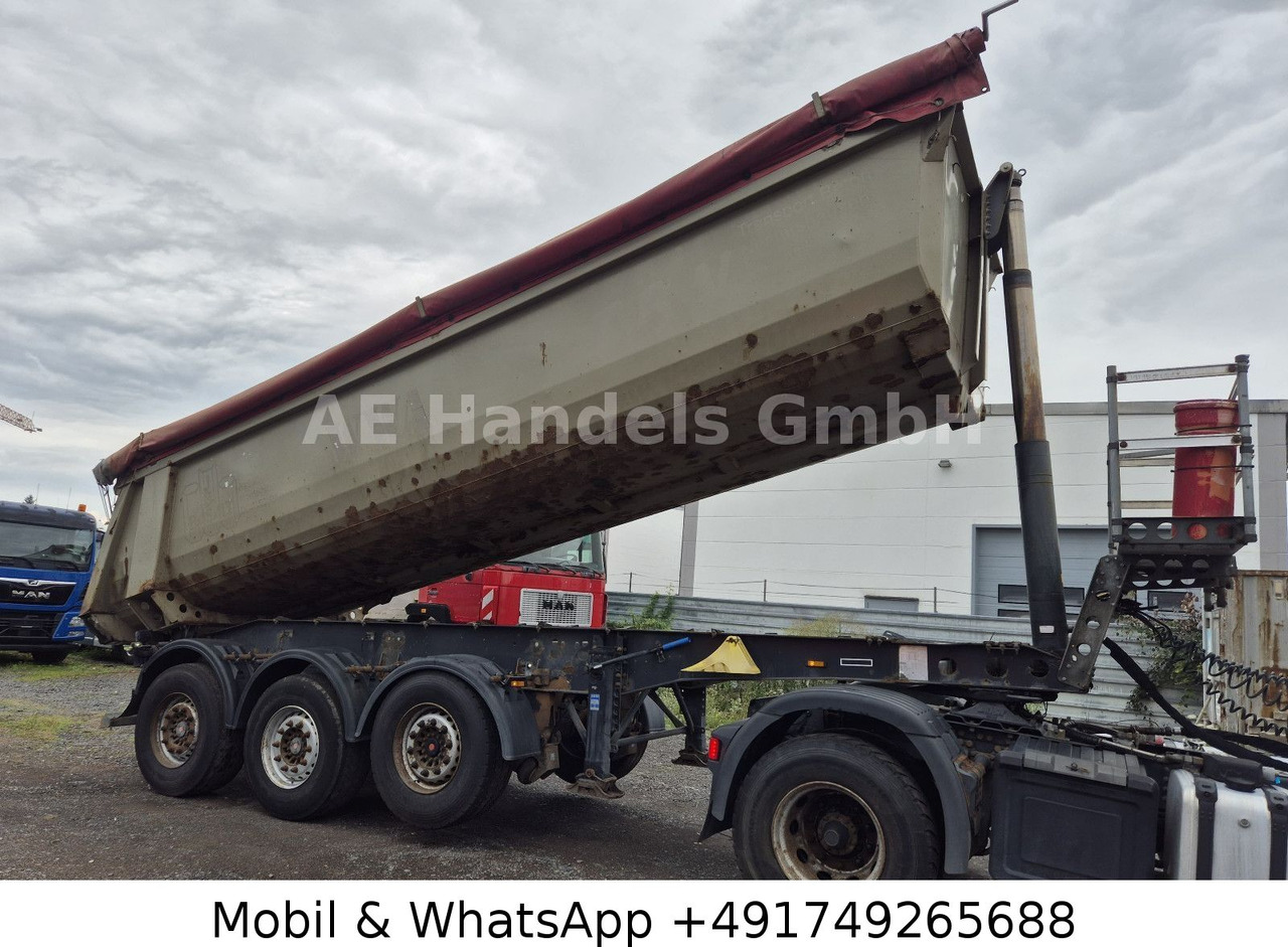 Schmitz Cargobull SKI 24 Stahl *26m³/1.Liftachse/Podest/Rollplane - Tippbil semitrailer: bild 1 Schmitz Cargobull SKI 24 Stahl *26m³/1.Liftachse/Podest/Rollplane - Tippbil semitrailer: bild 1