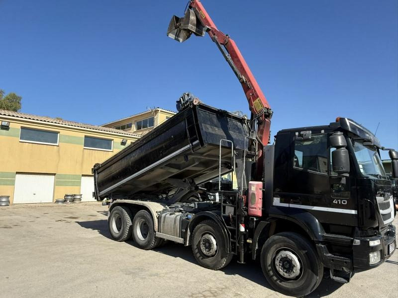 Iveco TRAKKER 410 EEV BI-BENNE GRUE MARREL 8X4 - Tippbil lastbil: bild 4 Iveco TRAKKER 410 EEV BI-BENNE GRUE MARREL 8X4 - Tippbil lastbil: bild 4