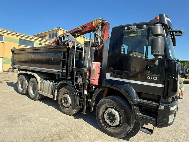 Iveco TRAKKER 410 EEV BI-BENNE GRUE MARREL 8X4 - Tippbil lastbil: bild 1 Iveco TRAKKER 410 EEV BI-BENNE GRUE MARREL 8X4 - Tippbil lastbil: bild 1