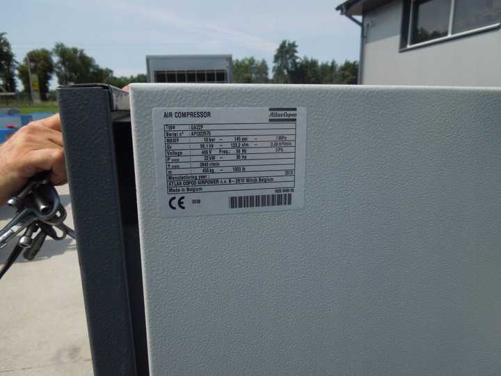 ATLAS COPCO GA22P - Luftkompressor: bild 3 ATLAS COPCO GA22P - Luftkompressor: bild 3