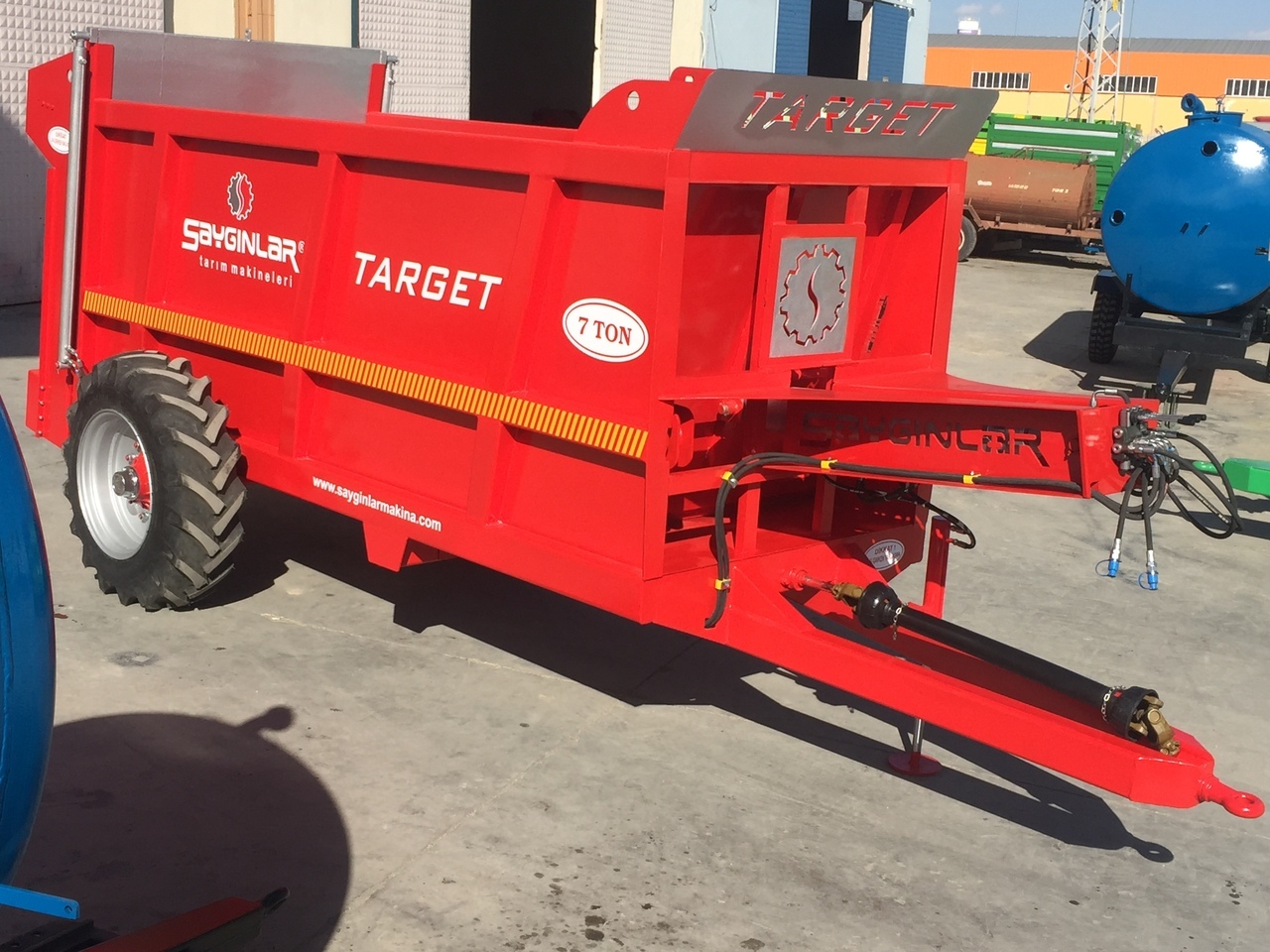 TARGET 10 TON HYDRAULIC PUSH MANURE SPREADER - Kletgödselspridare: bild 1 TARGET 10 TON HYDRAULIC PUSH MANURE SPREADER - Kletgödselspridare: bild 1