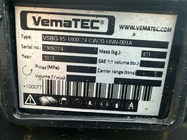 VemaTec CW30 Slotenbak 1800mm - Grävmaskinsskopa för Byggmaskiner: bild 4 VemaTec CW30 Slotenbak 1800mm - Grävmaskinsskopa för Byggmaskiner: bild 4