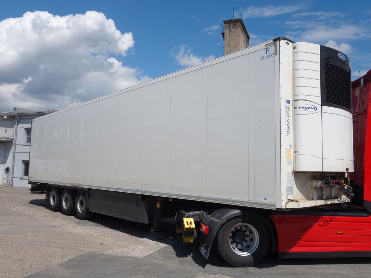 Schmitz Cargobull SKO 24/L mir Carrier 1350, Liftachse - Kyl/ Frys semitrailer: bild 2 Schmitz Cargobull SKO 24/L mir Carrier 1350, Liftachse - Kyl/ Frys semitrailer: bild 2