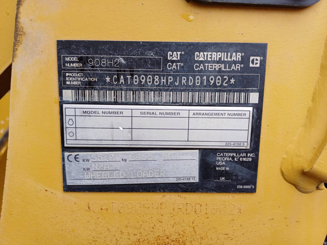 Hjullastare CAT 908H2: bild 6