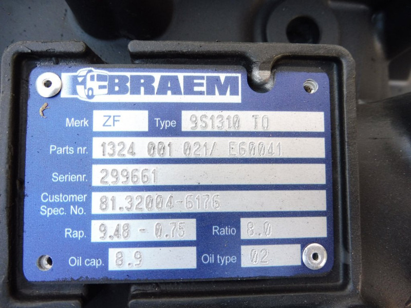 ZF 9S1310 TO - Växellåda för Lastbil: bild 5 ZF 9S1310 TO - Växellåda för Lastbil: bild 5