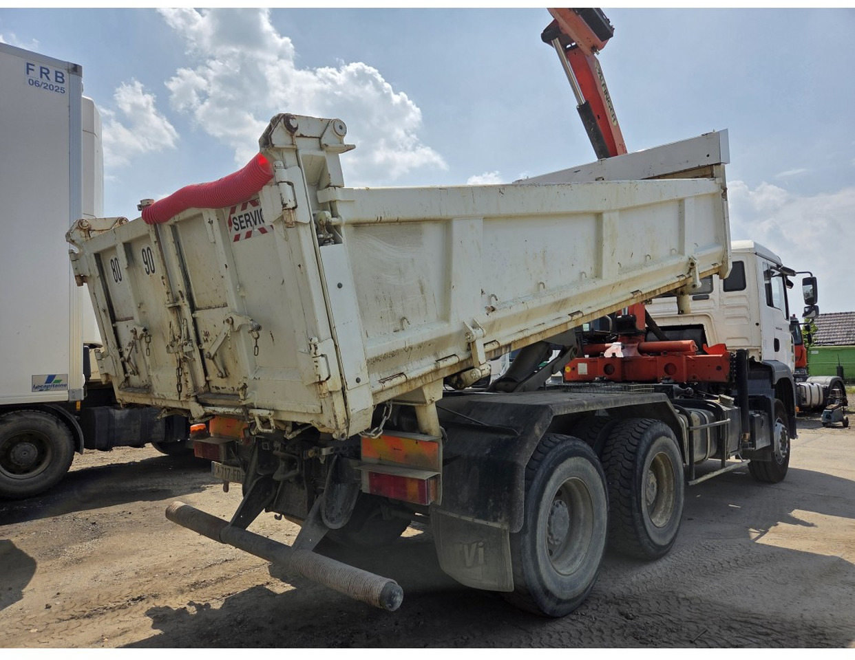 MAN TGA 26.350 6X4 BORDMATIC TIPPER CRANE PALFINGER PK15500 - Tippbil lastbil, Kranbil: bild 2 MAN TGA 26.350 6X4 BORDMATIC TIPPER CRANE PALFINGER PK15500 - Tippbil lastbil, Kranbil: bild 2