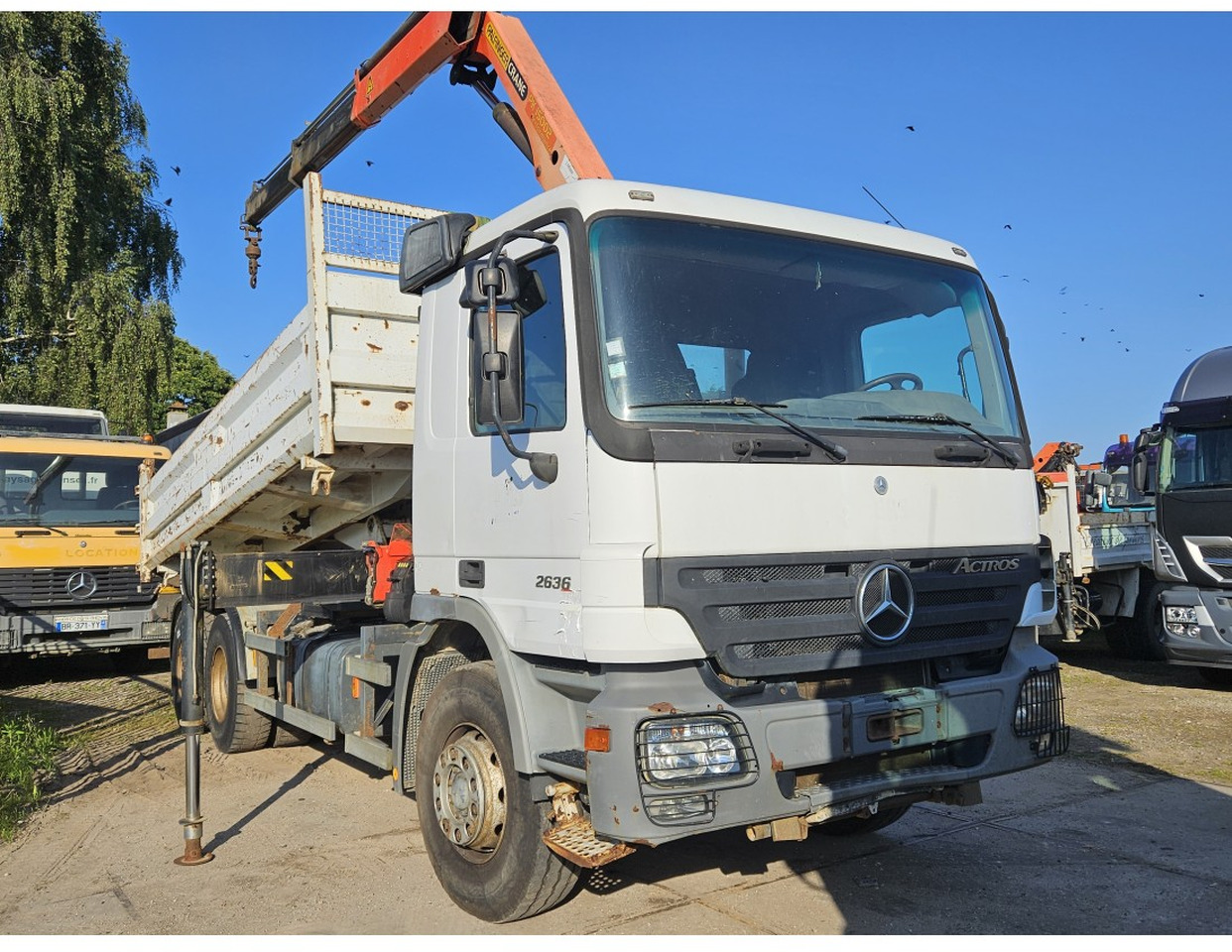 MERCEDES ACTROS 2636 6X4 TIPPER CRANE 15002 EPS - Tippbil lastbil, Kranbil: bild 3 MERCEDES ACTROS 2636 6X4 TIPPER CRANE 15002 EPS - Tippbil lastbil, Kranbil: bild 3