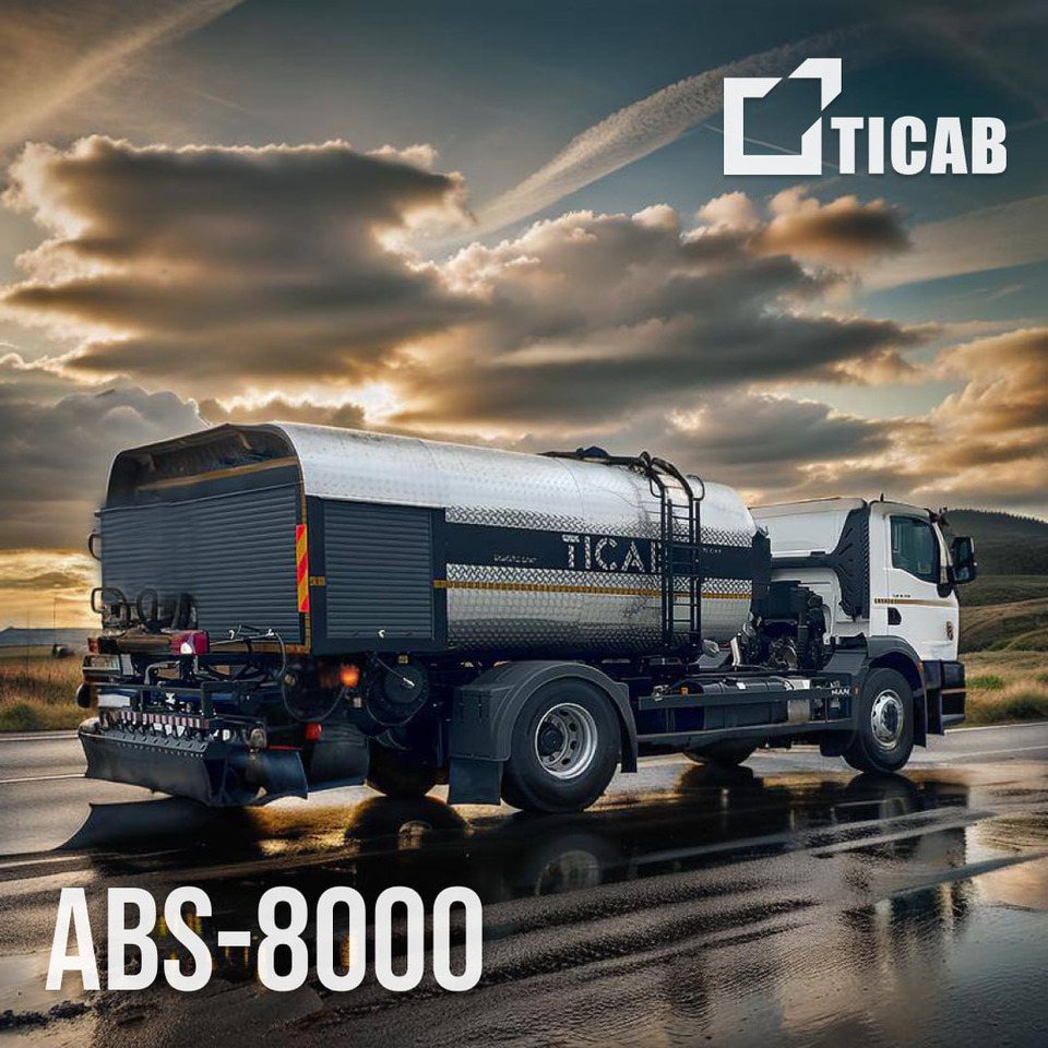 TICAB Аutonomous Asphalt Sprayer 8000 L, Asphalt Distributor, Manufacturer - Betongpump: bild 3 TICAB Аutonomous Asphalt Sprayer 8000 L, Asphalt Distributor, Manufacturer - Betongpump: bild 3