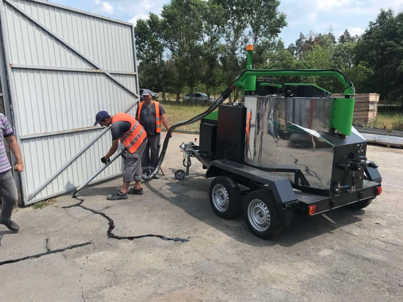 TICAB Сrack Sealing Machine,Asphalt Crack Fill Machine,500 L, Manufacturer, mašīna asfalta šuvju un plaisu aizpildīšanai BPM-500 - Asfaltmaskin: bild 5 TICAB Сrack Sealing Machine,Asphalt Crack Fill Machine,500 L, Manufacturer, mašīna asfalta šuvju un plaisu aizpildīšanai BPM-500 - Asfaltmaskin: bild 5