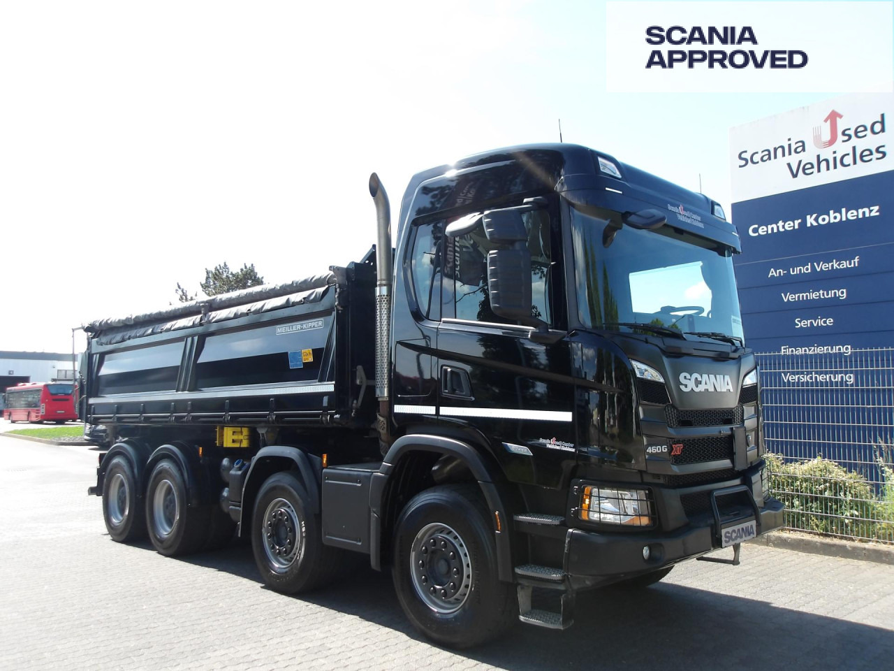 SCANIA G 460 - 8x4 - MEILLER DSK mit BORDMATIK - - Tippbil lastbil: bild 1 SCANIA G 460 - 8x4 - MEILLER DSK mit BORDMATIK - - Tippbil lastbil: bild 1