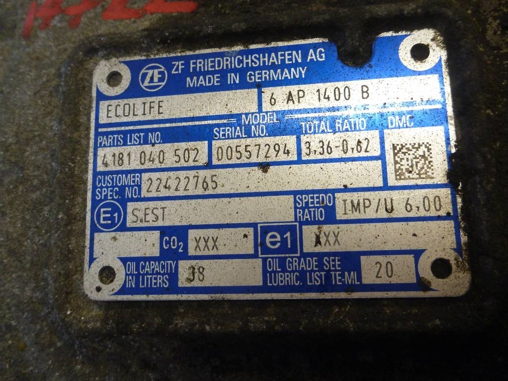 Volvo 8900 RLE, växellåda - Växellåda för Lastbil: bild 3 Volvo 8900 RLE, växellåda - Växellåda för Lastbil: bild 3