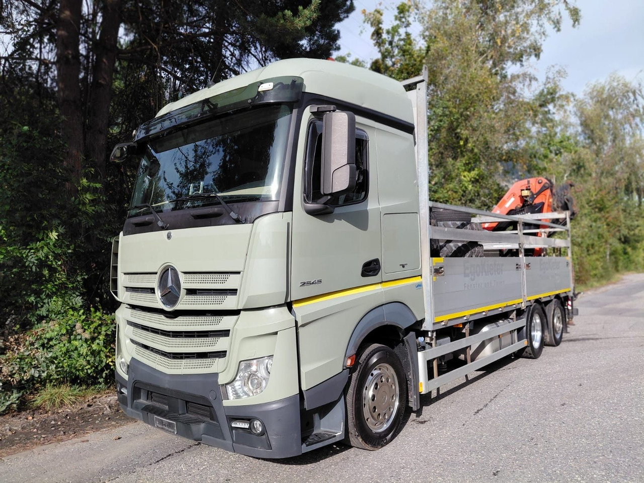Mercedes-Benz Actros 2545 6x2, E6, Retarder, Effer 265/6S - Kranbil: bild 1 Mercedes-Benz Actros 2545 6x2, E6, Retarder, Effer 265/6S - Kranbil: bild 1