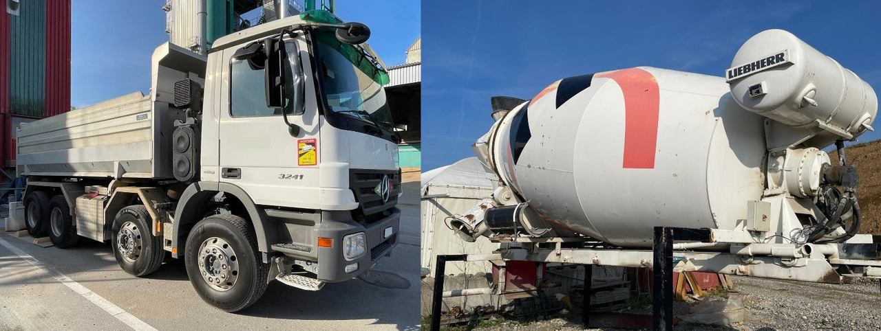 Mercedes-Benz Actros 3241 8x4,E5,Wechselsystem Mischer/Kipper - Betongbil: bild 1 Mercedes-Benz Actros 3241 8x4,E5,Wechselsystem Mischer/Kipper - Betongbil: bild 1