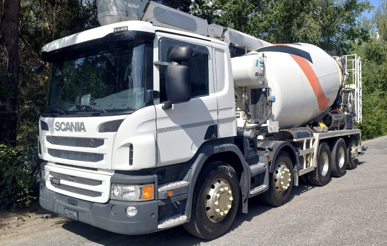Scania P450 LB 10x4,E6,Stetter 10m³,Förderband/belt 16m - Betongbil: bild 4 Scania P450 LB 10x4,E6,Stetter 10m³,Förderband/belt 16m - Betongbil: bild 4