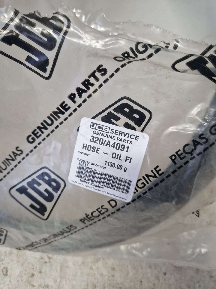 JCB 320/A4091 320/A4237 excavator Oil hose - Motor och reservdelar för Byggmaskiner: bild 2 JCB 320/A4091 320/A4237 excavator Oil hose - Motor och reservdelar för Byggmaskiner: bild 2