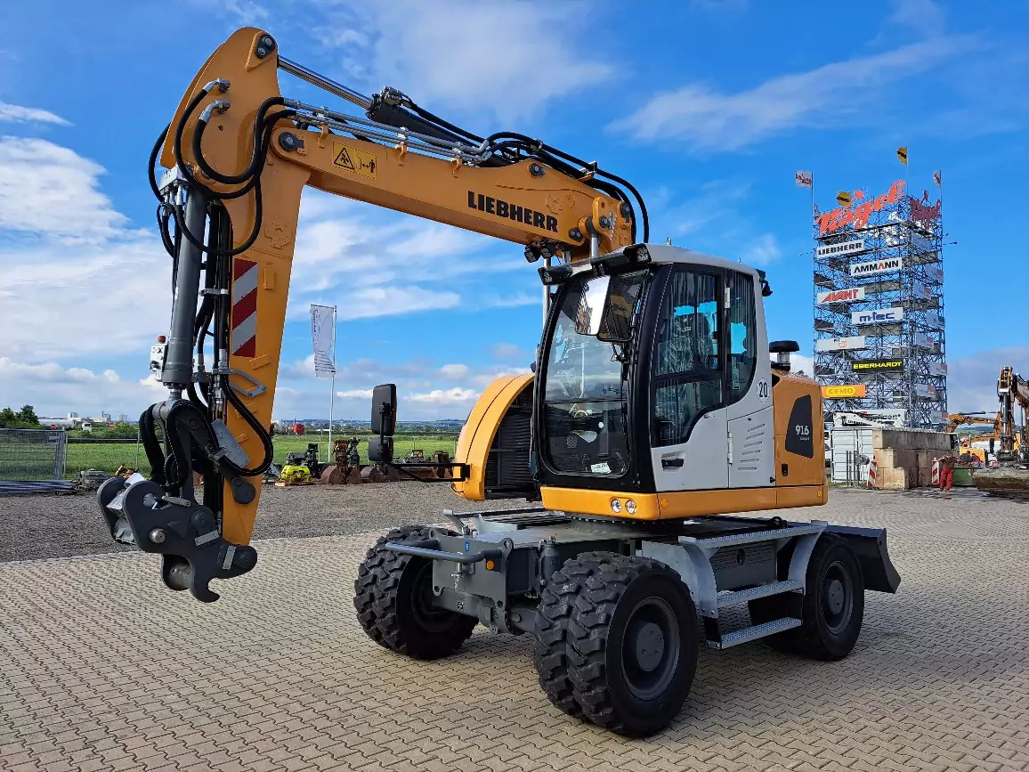 2023 Liebherr A 916 Compact Litronic G6.0-D - Grävmaskin på däck: bild 1 2023 Liebherr A 916 Compact Litronic G6.0-D - Grävmaskin på däck: bild 1