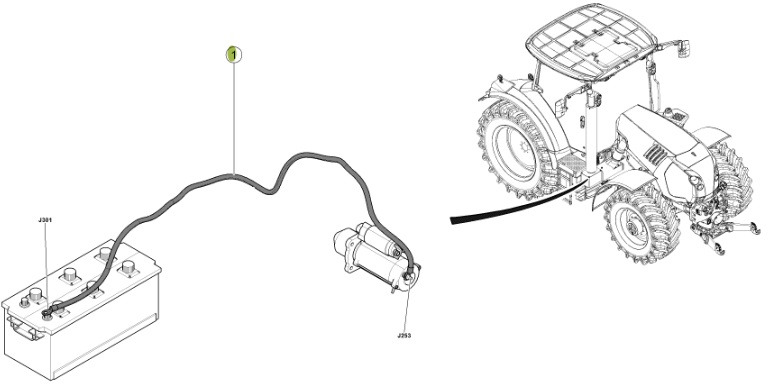 Claas Arion 550-520 650-620 - kabel wiązka elektryczna 0021502993 - Kablar/ Ledningar för Traktor: bild 1 Claas Arion 550-520 650-620 - kabel wiązka elektryczna 0021502993 - Kablar/ Ledningar för Traktor: bild 1
