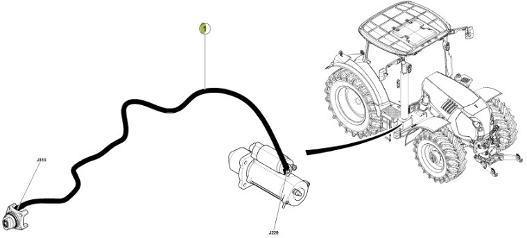 Claas Arion 550-520 650-620 - kabel wiązka elektryczna 0021503053 - Kablar/ Ledningar för Traktor: bild 1 Claas Arion 550-520 650-620 - kabel wiązka elektryczna 0021503053 - Kablar/ Ledningar för Traktor: bild 1