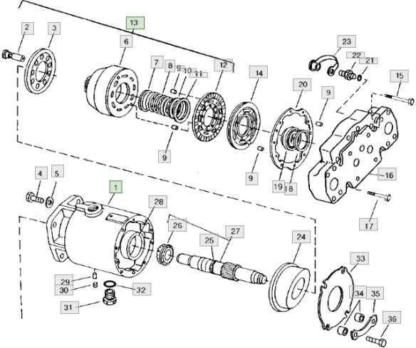 John Deere CTS 9600 - hydrostat silnik hydrostatyczny - Hydraulmotor för Lantbruksmaskiner: bild 1 John Deere CTS 9600 - hydrostat silnik hydrostatyczny - Hydraulmotor för Lantbruksmaskiner: bild 1