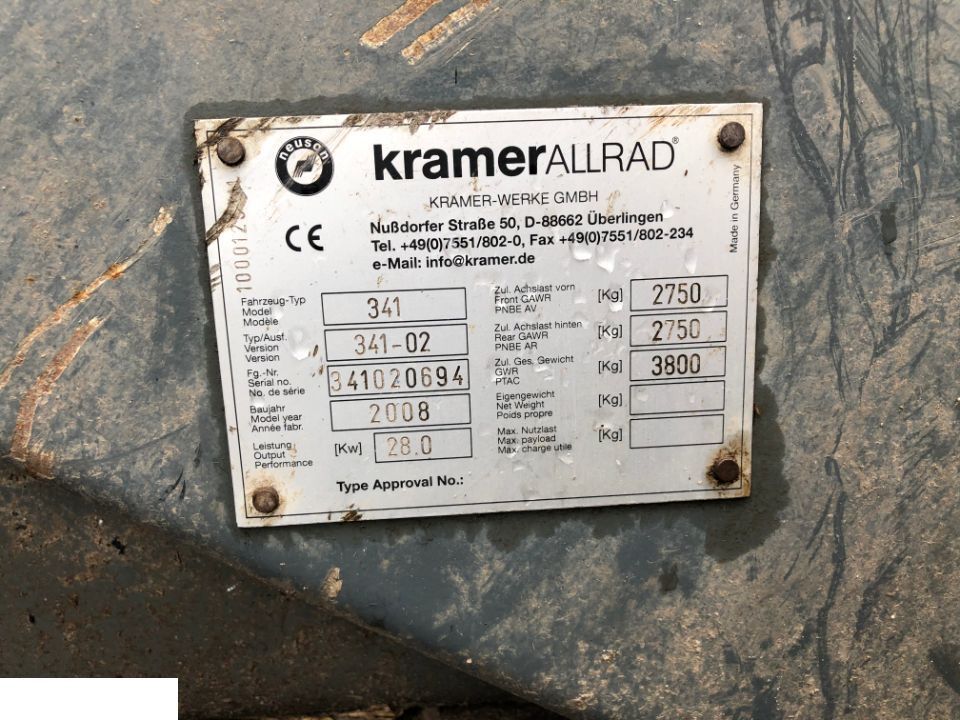 Kramer Allrad 280 341-02 Radlader - Części - Pompa Paliwa D-89275 - Bränslepump för Lantbruksmaskiner: bild 2 Kramer Allrad 280 341-02 Radlader - Części - Pompa Paliwa D-89275 - Bränslepump för Lantbruksmaskiner: bild 2