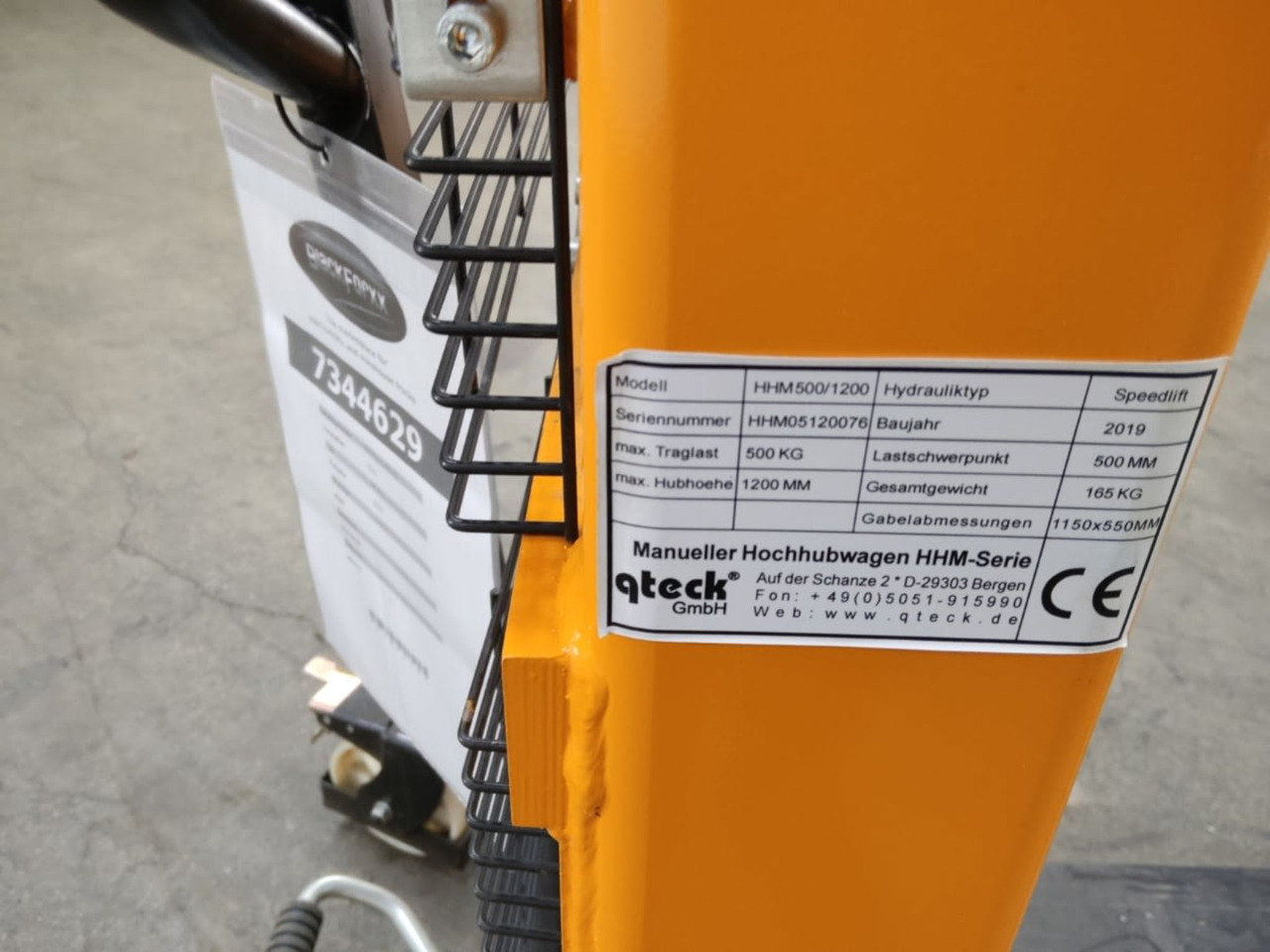 High lift truck HHM500/1200 - Staplare: bild 2 High lift truck HHM500/1200 - Staplare: bild 2