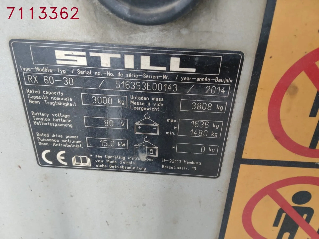 STILL RX60-30 - Eltruck: bild 3 STILL RX60-30 - Eltruck: bild 3