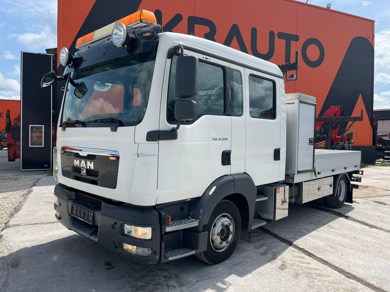 MAN TGL 8.220 4x2 HMF 270 K2 / WINCH / PLATFORM L=2779 mm - Flakbil, Kranbil: bild 2 MAN TGL 8.220 4x2 HMF 270 K2 / WINCH / PLATFORM L=2779 mm - Flakbil, Kranbil: bild 2