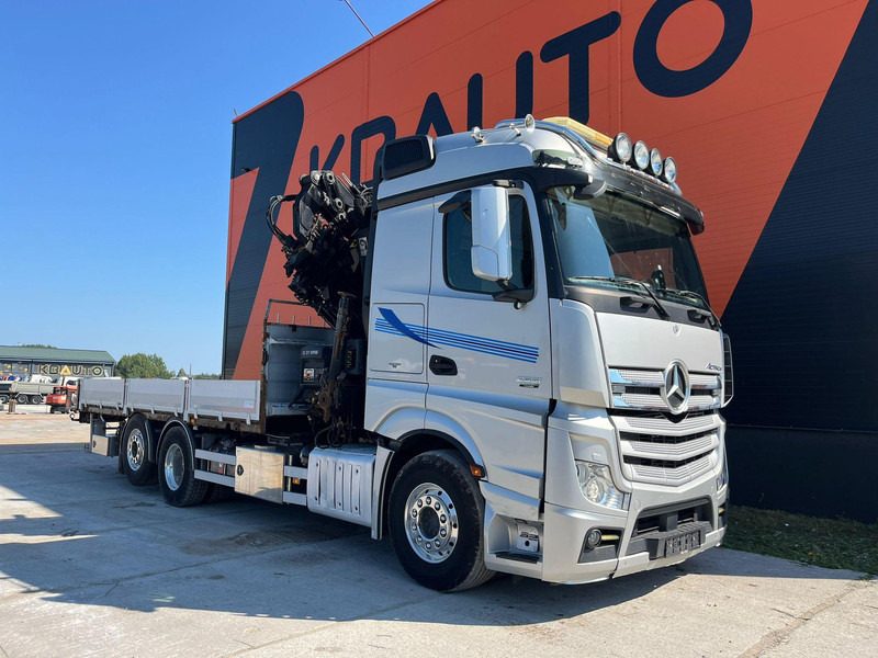 Mercedes-Benz Actros 2551 6x2 HIAB 377-6 HIPRO + JIB / Platform extendable L=6400 -- 7397mm - Flakbil, Kranbil: bild 4 Mercedes-Benz Actros 2551 6x2 HIAB 377-6 HIPRO + JIB / Platform extendable L=6400 -- 7397mm - Flakbil, Kranbil: bild 4