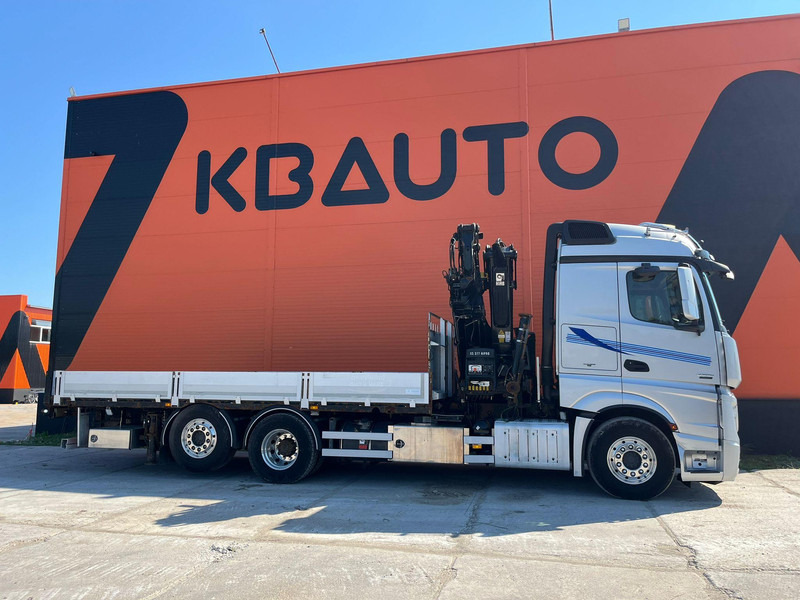 Mercedes-Benz Actros 2551 6x2 HIAB 377-6 HIPRO + JIB / Platform extendable L=6400 -- 7397mm - Flakbil, Kranbil: bild 5 Mercedes-Benz Actros 2551 6x2 HIAB 377-6 HIPRO + JIB / Platform extendable L=6400 -- 7397mm - Flakbil, Kranbil: bild 5