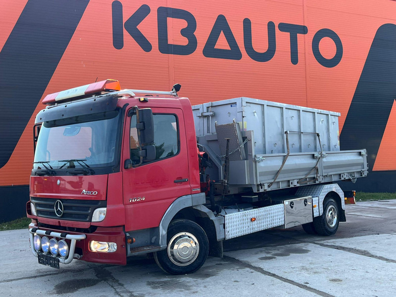 Mercedes-Benz Atego 1024 4x2 PK4100 + WINCH / HOOK LIFT L=3900 mm - Lastväxlare lastbil, Kranbil: bild 2 Mercedes-Benz Atego 1024 4x2 PK4100 + WINCH / HOOK LIFT L=3900 mm - Lastväxlare lastbil, Kranbil: bild 2
