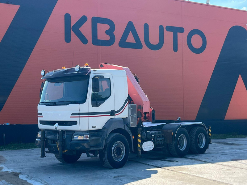 Renault 420 DCI 6x4 FULL STEEL / PK32080 - Flakbil, Kranbil: bild 2 Renault 420 DCI 6x4 FULL STEEL / PK32080 - Flakbil, Kranbil: bild 2