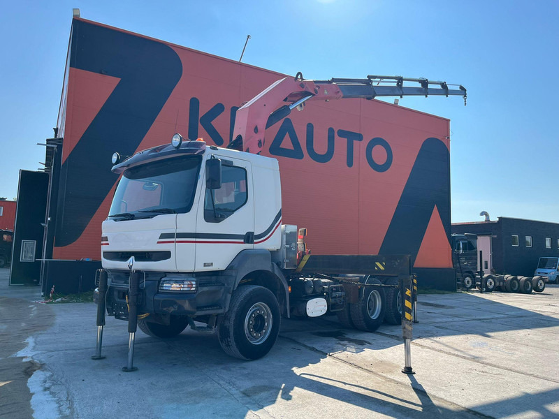 Renault 420 DCI 6x4 FULL STEEL / PK32080 - Flakbil, Kranbil: bild 1 Renault 420 DCI 6x4 FULL STEEL / PK32080 - Flakbil, Kranbil: bild 1