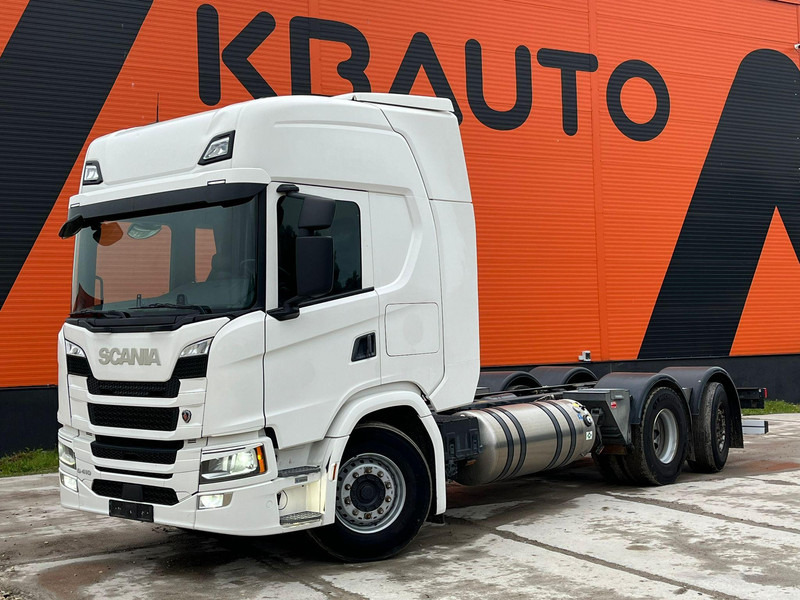 Scania G 410 6x2*4 LNG / RETARDER / CHASSIS L=6514 mm - Chassi lastbil: bild 1 Scania G 410 6x2*4 LNG / RETARDER / CHASSIS L=6514 mm - Chassi lastbil: bild 1