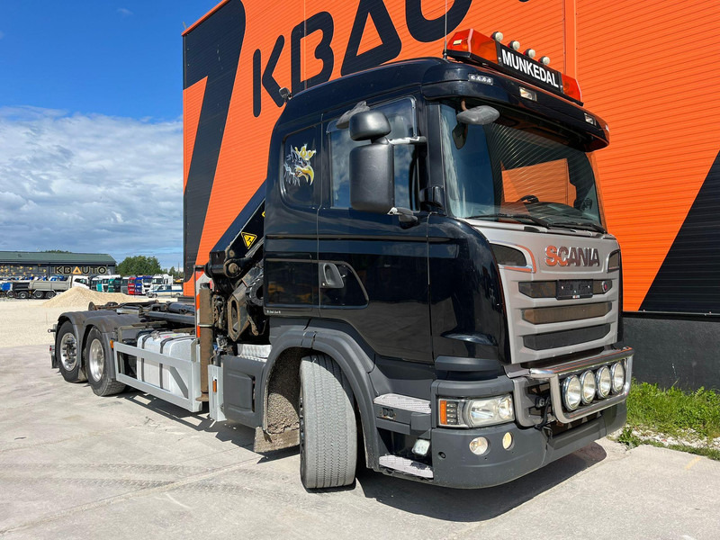 Scania G 440 6x2*4 PK22002 + JIB / PALFINGER 20 ton / L=5000 mm - Lastväxlare lastbil, Kranbil: bild 4 Scania G 440 6x2*4 PK22002 + JIB / PALFINGER 20 ton / L=5000 mm - Lastväxlare lastbil, Kranbil: bild 4