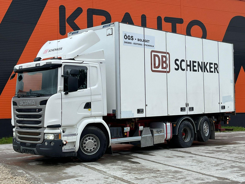 Scania G 450 6x2*4 RETARDER / BOX L=7360 mm - Lastbil med skåp: bild 1 Scania G 450 6x2*4 RETARDER / BOX L=7360 mm - Lastbil med skåp: bild 1