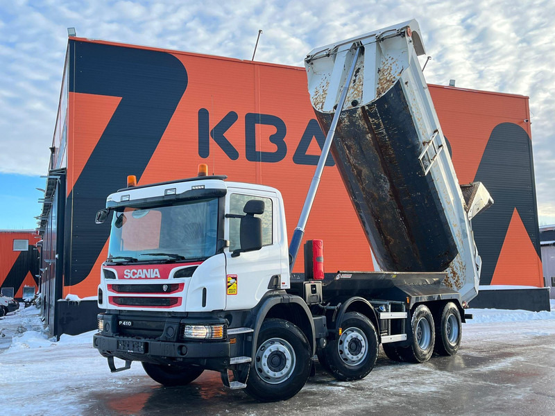 Scania P 410 8x4 NO ADBLUE ! / FULL STEEL / BIG AXLES / BOX L=5717 mm - Tippbil lastbil: bild 2 Scania P 410 8x4 NO ADBLUE ! / FULL STEEL / BIG AXLES / BOX L=5717 mm - Tippbil lastbil: bild 2