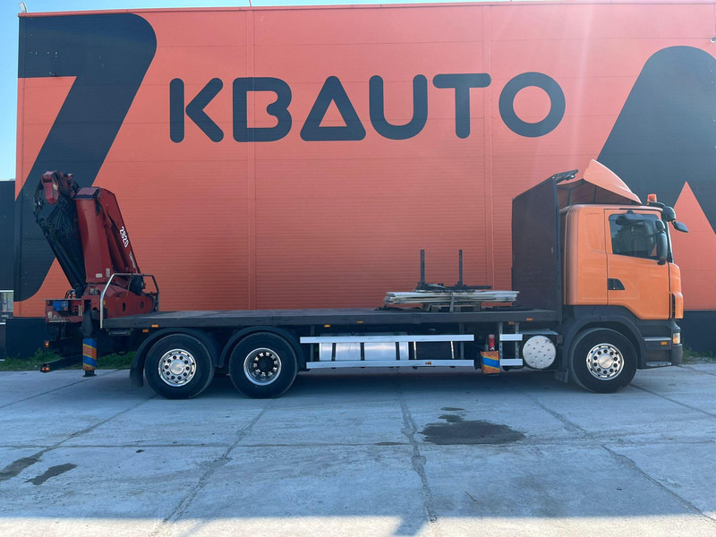 Scania R 340 6x2*4 HMF 2823-K6 + JIB / PLATFORM L=7293 mm - Flakbil, Kranbil: bild 5 Scania R 340 6x2*4 HMF 2823-K6 + JIB / PLATFORM L=7293 mm - Flakbil, Kranbil: bild 5