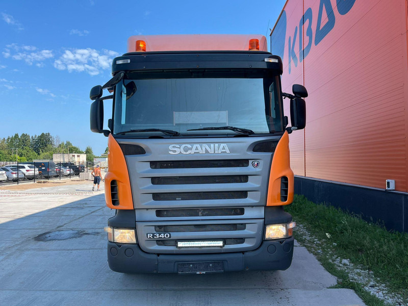 Scania R 340 6x2*4 HMF 2823-K6 + JIB / PLATFORM L=7293 mm - Flakbil, Kranbil: bild 3 Scania R 340 6x2*4 HMF 2823-K6 + JIB / PLATFORM L=7293 mm - Flakbil, Kranbil: bild 3