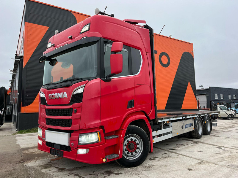 Scania R 580 6x2 RETARDER / 9 TON FRONT AXLE / PLATFORM L=7402 mm - Flakbil: bild 2 Scania R 580 6x2 RETARDER / 9 TON FRONT AXLE / PLATFORM L=7402 mm - Flakbil: bild 2