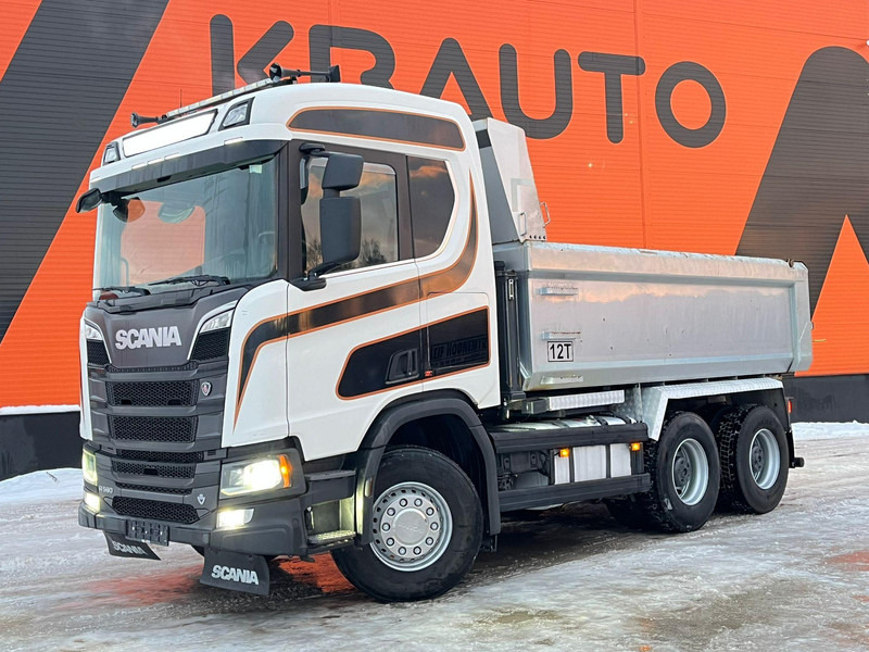Scania R 580 6x4 RETARDER / FULL STEEL / BIG AXLES / BOX L=4594 mm - Tippbil lastbil: bild 1 Scania R 580 6x4 RETARDER / FULL STEEL / BIG AXLES / BOX L=4594 mm - Tippbil lastbil: bild 1