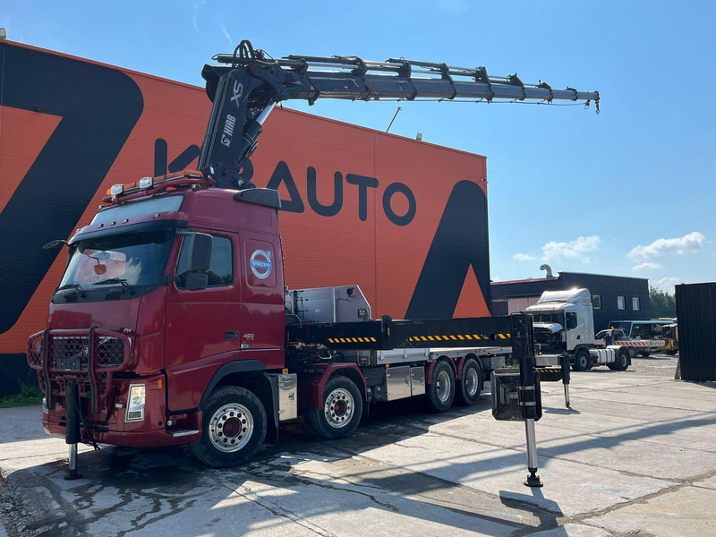 Volvo FH 480 8x4 HIAB 1055E-8 / WINCH / PLATFORM L=6928 mm - Flakbil, Kranbil: bild 1 Volvo FH 480 8x4 HIAB 1055E-8 / WINCH / PLATFORM L=6928 mm - Flakbil, Kranbil: bild 1