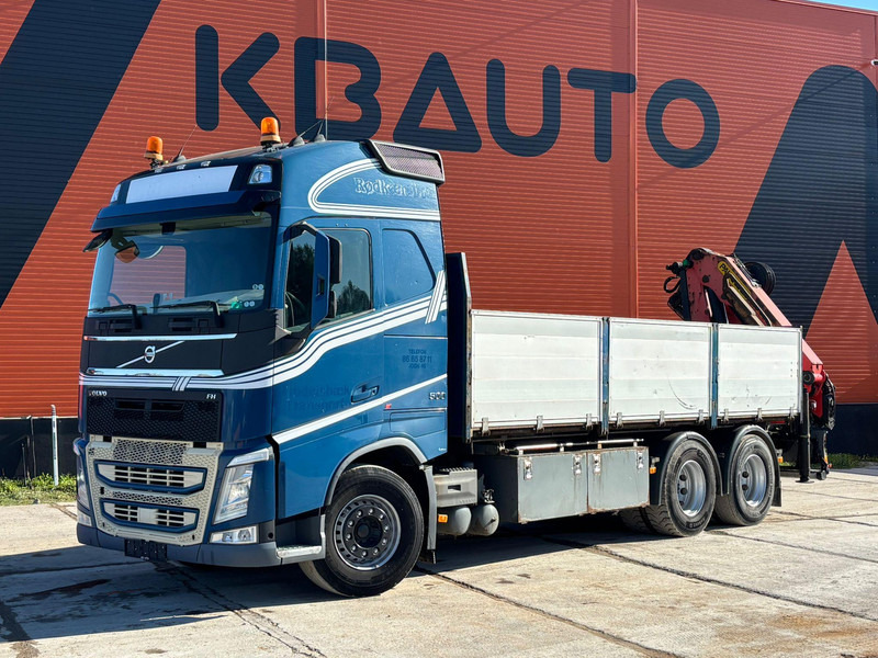 Volvo FH 500 6x2 PALFINGER PK 23001 EH / PLATFORM L=6192 mm - Flakbil, Kranbil: bild 1 Volvo FH 500 6x2 PALFINGER PK 23001 EH / PLATFORM L=6192 mm - Flakbil, Kranbil: bild 1
