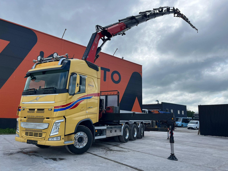 Volvo FH 540 8x4*4 FASSI F710RA2.26 + JIB / PLATFORM L=6314 mm - Flakbil, Kranbil: bild 1 Volvo FH 540 8x4*4 FASSI F710RA2.26 + JIB / PLATFORM L=6314 mm - Flakbil, Kranbil: bild 1