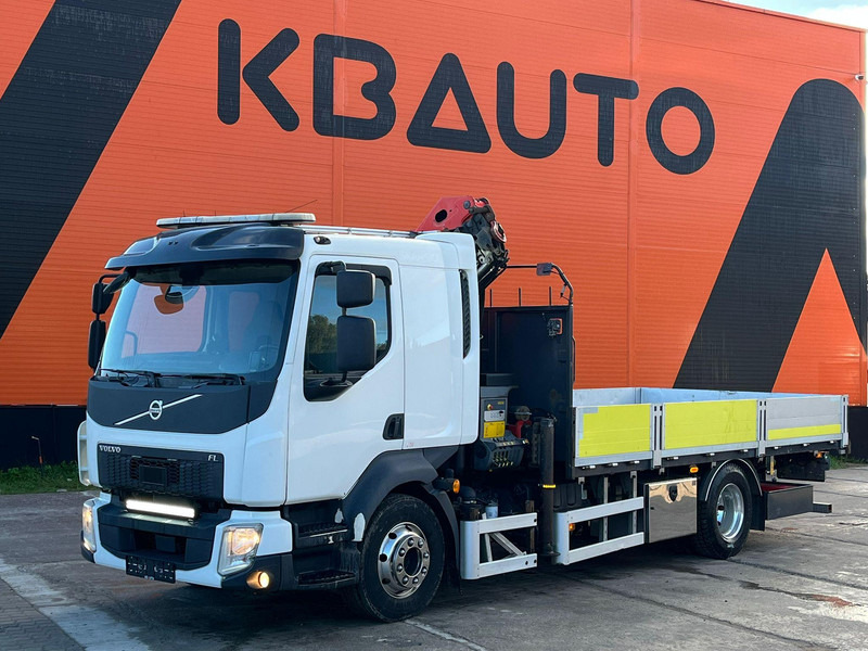 Volvo FL 250 4x2 PALFINGER PK 12.501 / PLATFORM L=5019 mm - Flakbil, Kranbil: bild 2 Volvo FL 250 4x2 PALFINGER PK 12.501 / PLATFORM L=5019 mm - Flakbil, Kranbil: bild 2