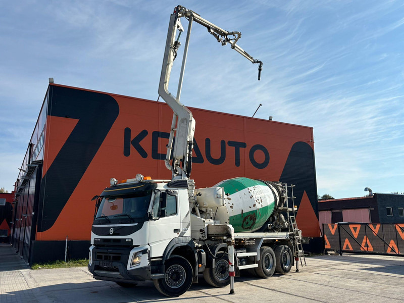 Volvo FMX 500 8x4 PUMI 24-3 - 24 m - 2303 hours / 7 m3 / FULL STEEL - Betongpump: bild 1 Volvo FMX 500 8x4 PUMI 24-3 - 24 m - 2303 hours / 7 m3 / FULL STEEL - Betongpump: bild 1