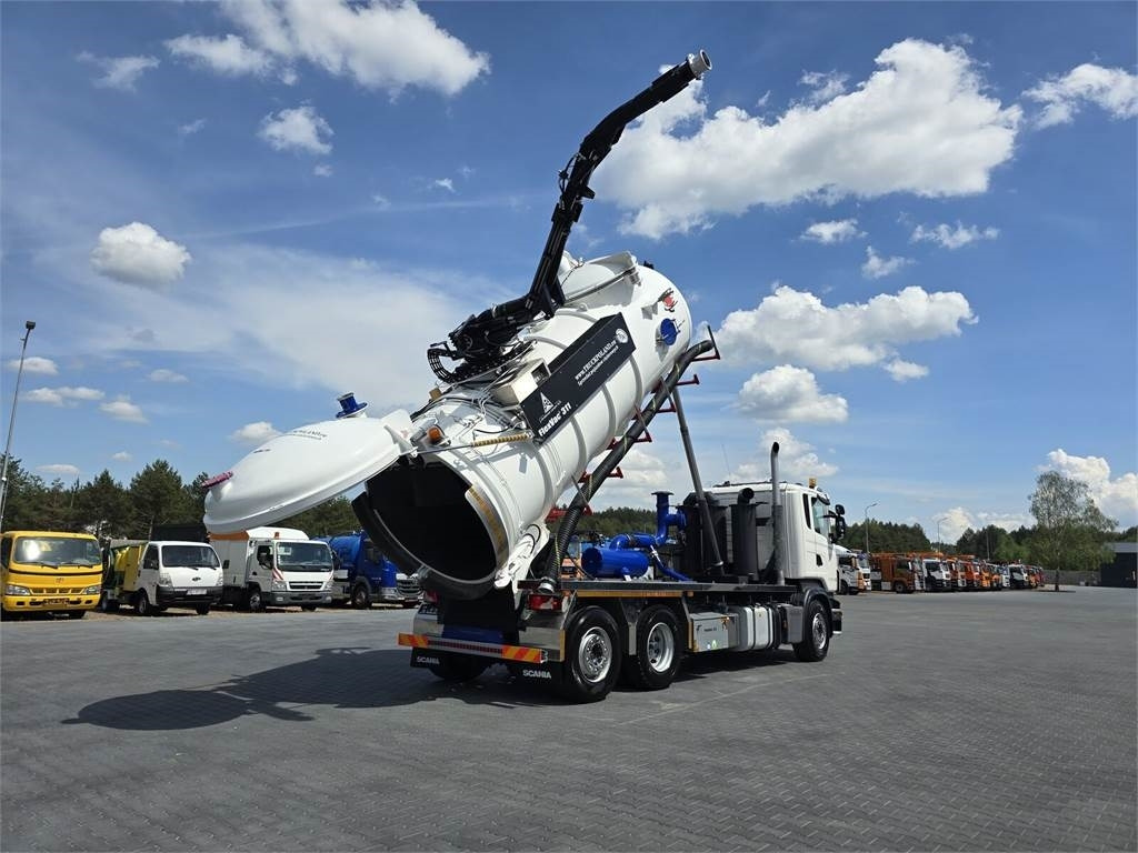 Scania Saugbagger Larsen FlexVac 311 Vacuum suction loade - Sugbil: bild 1 Scania Saugbagger Larsen FlexVac 311 Vacuum suction loade - Sugbil: bild 1