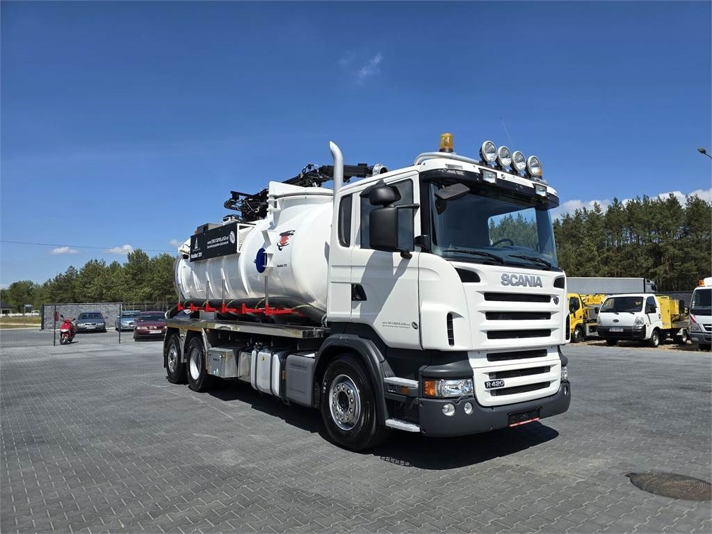 Scania Saugbagger Larsen FlexVac 311 Vacuum suction loade - Sugbil: bild 2 Scania Saugbagger Larsen FlexVac 311 Vacuum suction loade - Sugbil: bild 2